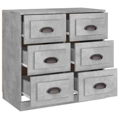 Sideboard Betongrau 70x35,5x67,5 cm Holzwerkstoff - Pazzar.ch