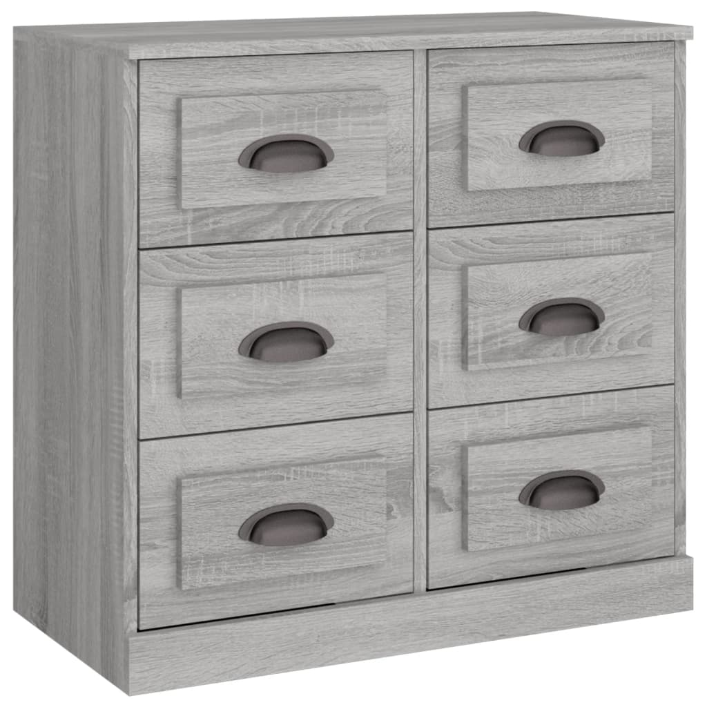 Sideboard Grau Sonoma 70x35,5x67,5 cm Holzwerkstoff - Pazzar.ch