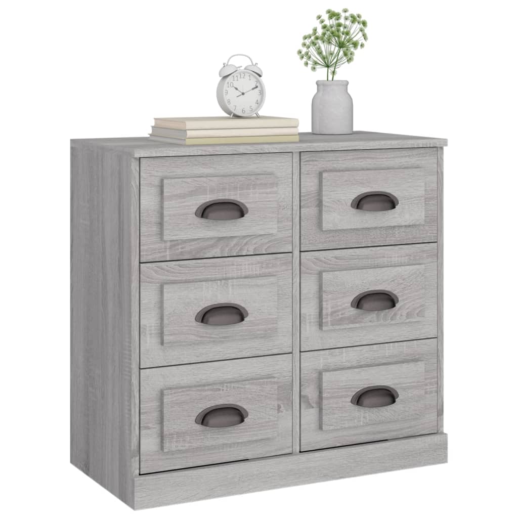 Sideboard Grau Sonoma 70x35,5x67,5 cm Holzwerkstoff - Pazzar.ch