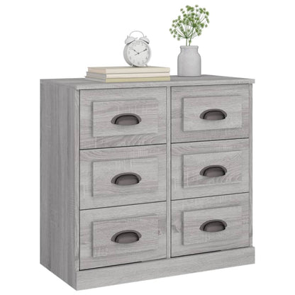 Sideboard Grau Sonoma 70x35,5x67,5 cm Holzwerkstoff - Pazzar.ch