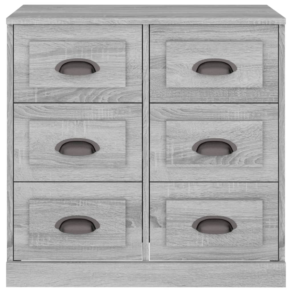 Sideboard Grau Sonoma 70x35,5x67,5 cm Holzwerkstoff - Pazzar.ch