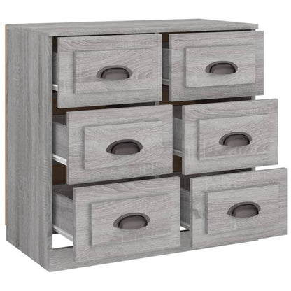 Sideboard Grau Sonoma 70x35,5x67,5 cm Holzwerkstoff - Pazzar.ch