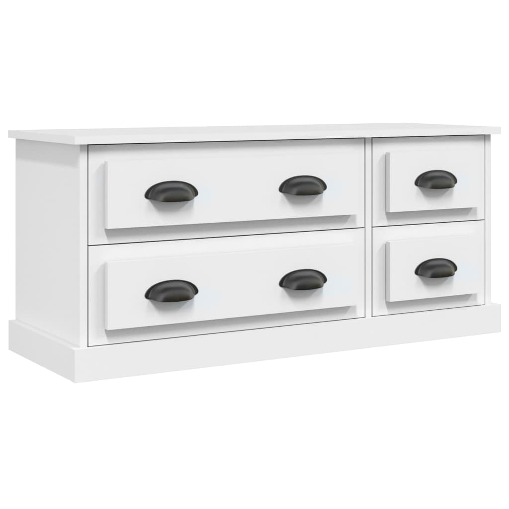 TV-Schrank Weiß 100x35,5x45 cm Holzwerkstoff - Pazzar.ch
