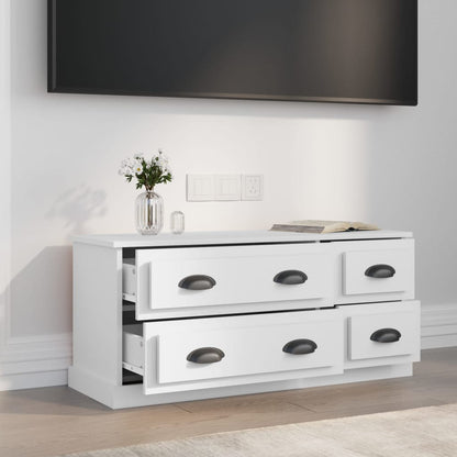 TV-Schrank Weiß 100x35,5x45 cm Holzwerkstoff - Pazzar.ch