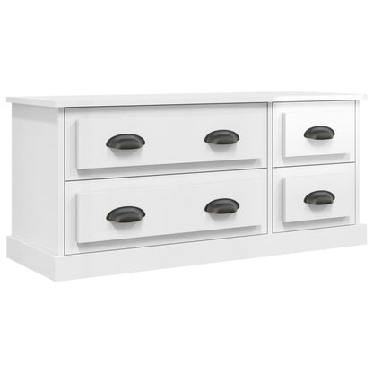 TV-Schrank Hochglanz-Weiß 100x35,5x45 cm Holzwerkstoff - Pazzar.ch
