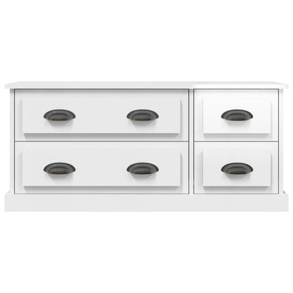 TV-Schrank Hochglanz-Weiß 100x35,5x45 cm Holzwerkstoff - Pazzar.ch