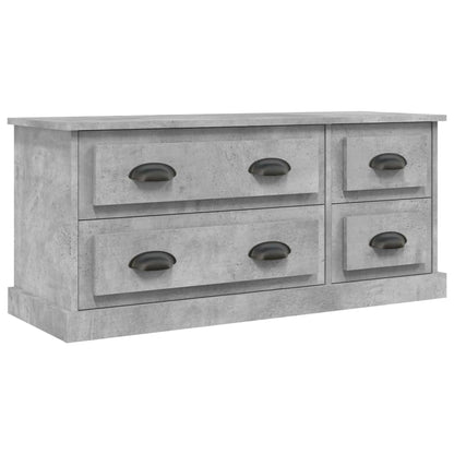 TV-Schrank Betongrau 100x35,5x45 cm Holzwerkstoff - Pazzar.ch