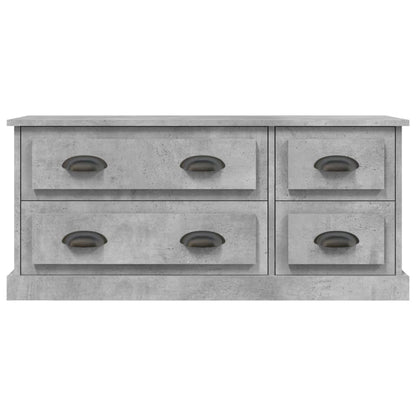 TV-Schrank Betongrau 100x35,5x45 cm Holzwerkstoff - Pazzar.ch