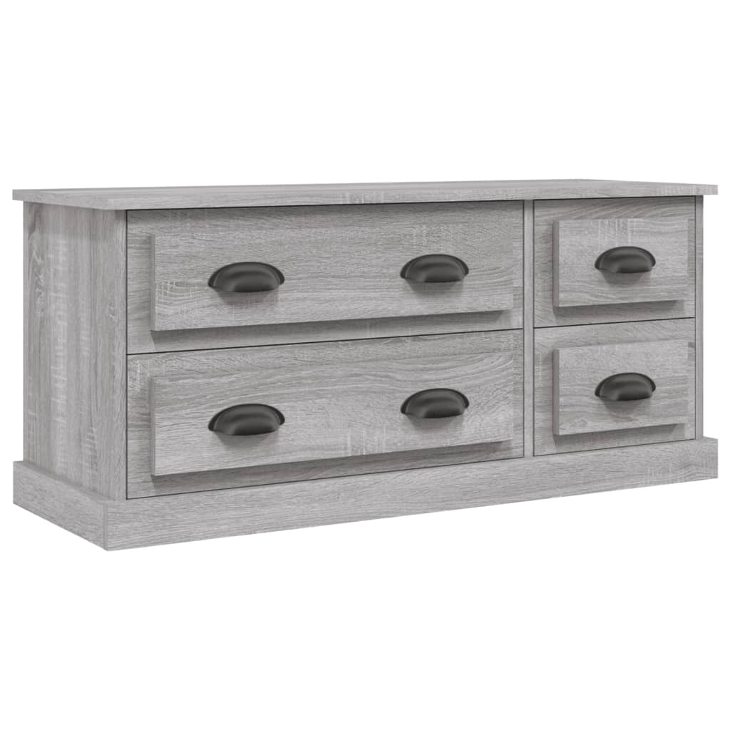 TV-Schrank Grau Sonoma 100x35,5x45 cm Holzwerkstoff - Pazzar.ch