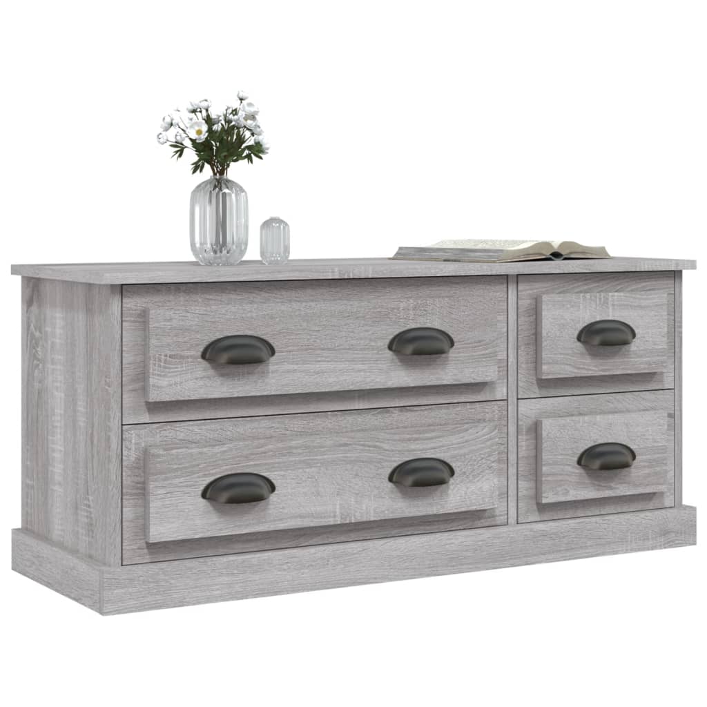TV-Schrank Grau Sonoma 100x35,5x45 cm Holzwerkstoff - Pazzar.ch
