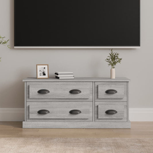 TV-Schrank Grau Sonoma 100x35,5x45 cm Holzwerkstoff - Pazzar.ch