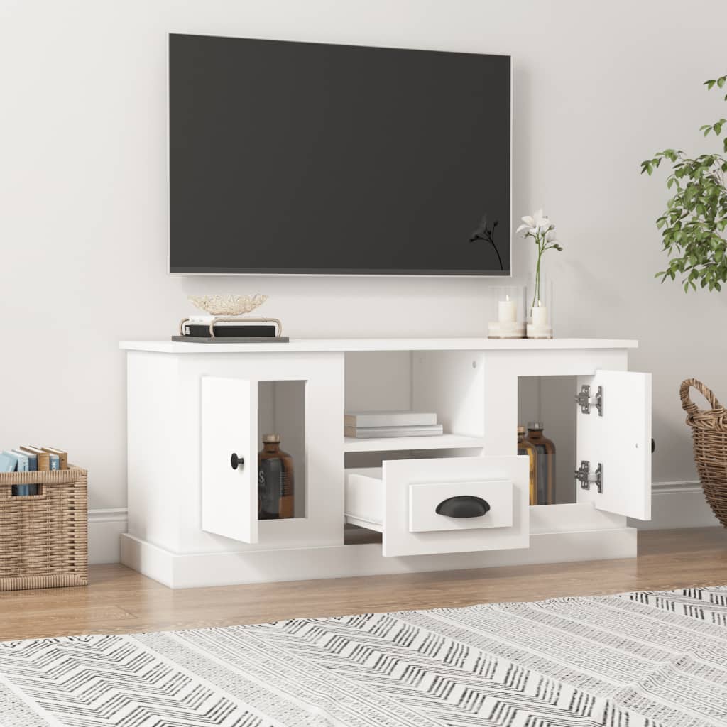 TV-Schrank Weiß 100x35,5x45 cm Holzwerkstoff - Pazzar.ch
