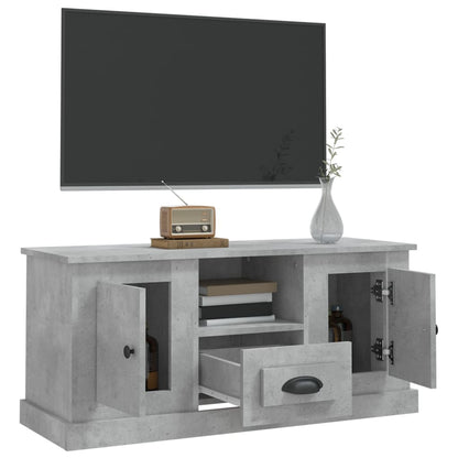 TV-Schrank Betongrau 100x35,5x45 cm Holzwerkstoff - Pazzar.ch