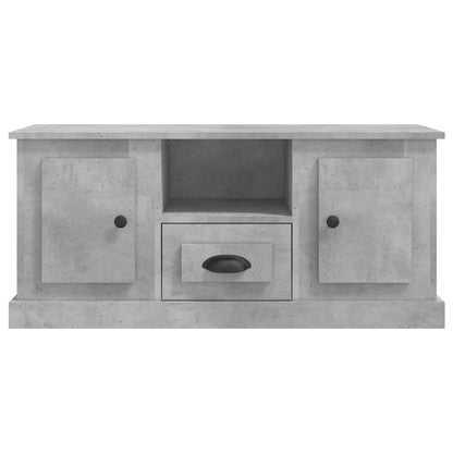 TV-Schrank Betongrau 100x35,5x45 cm Holzwerkstoff - Pazzar.ch