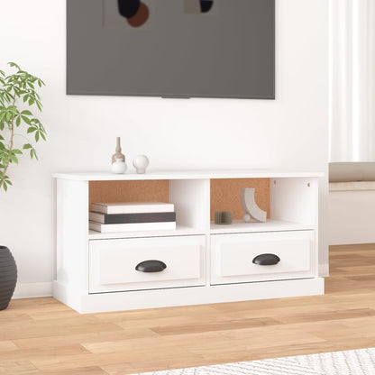 TV-Schrank Weiß 93x35,5x45 cm Holzwerkstoff - Pazzar.ch