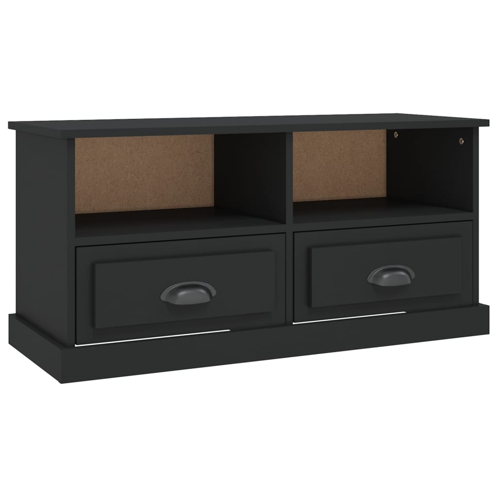 TV-Schrank Schwarz 93x35,5x45 cm Holzwerkstoff - Pazzar.ch