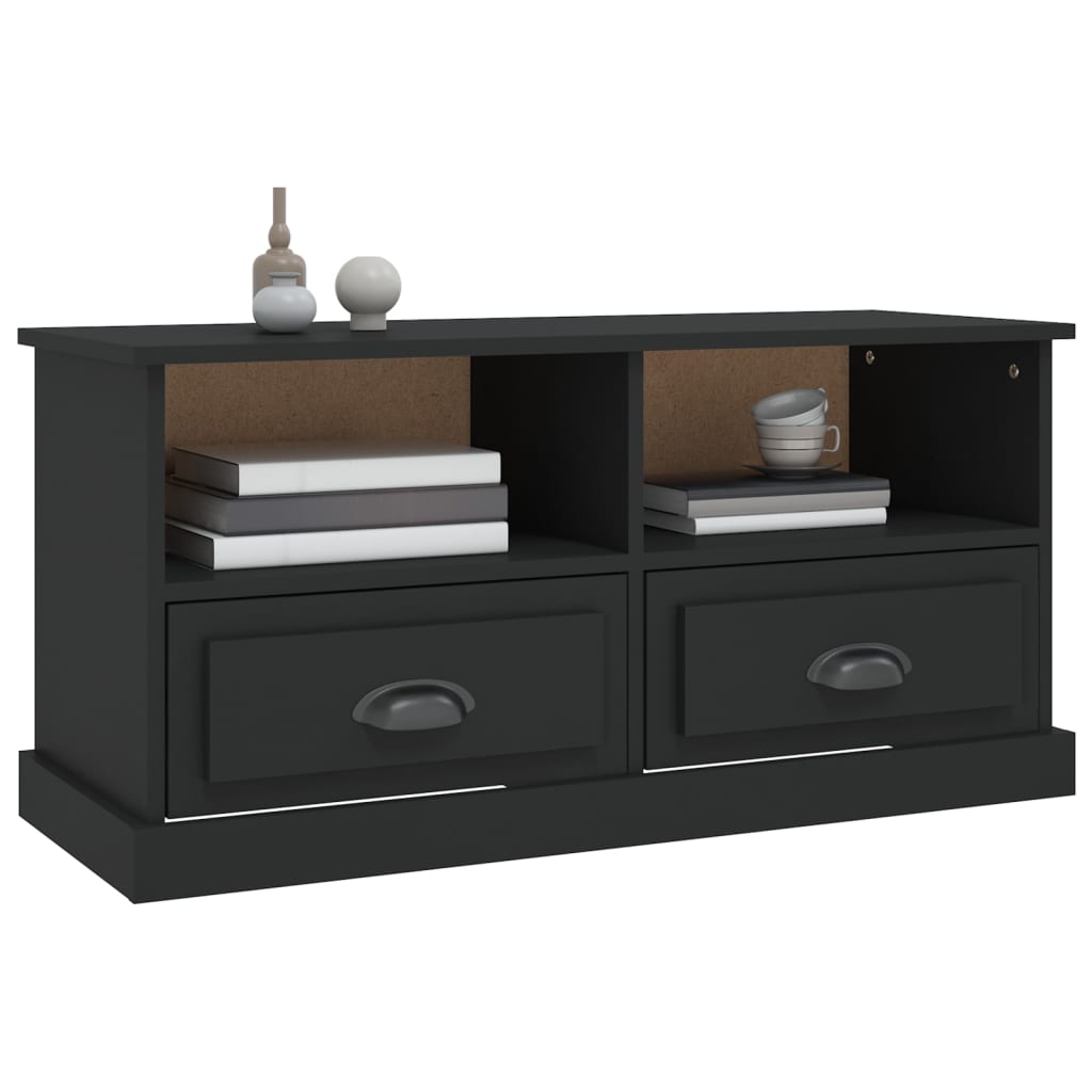 TV-Schrank Schwarz 93x35,5x45 cm Holzwerkstoff - Pazzar.ch