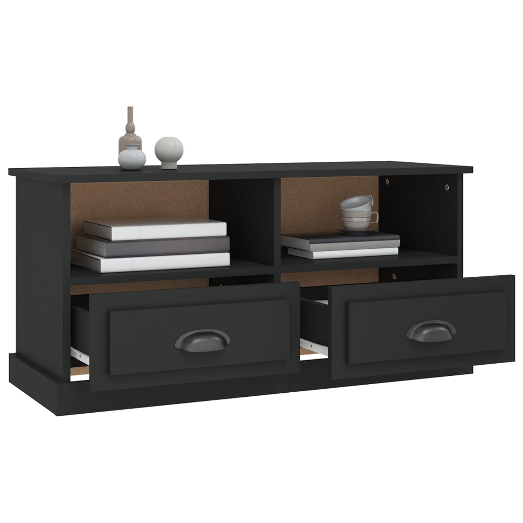 TV-Schrank Schwarz 93x35,5x45 cm Holzwerkstoff - Pazzar.ch