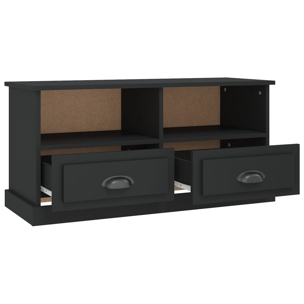 TV-Schrank Schwarz 93x35,5x45 cm Holzwerkstoff - Pazzar.ch