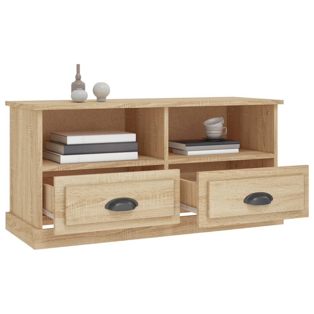 TV-Schrank Sonoma-Eiche 93x35,5x45 cm Holzwerkstoff - Pazzar.ch