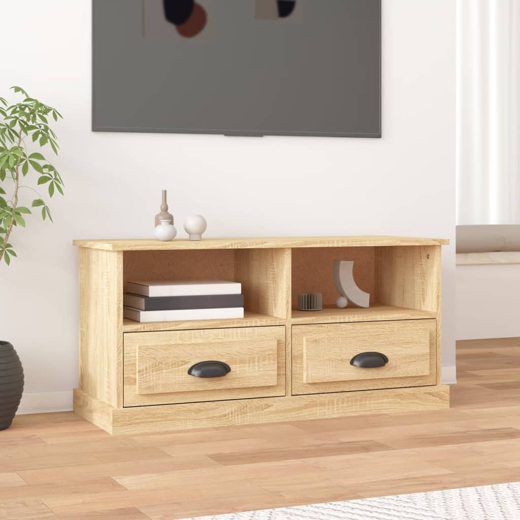 TV-Schrank Sonoma-Eiche 93x35,5x45 cm Holzwerkstoff - Pazzar.ch