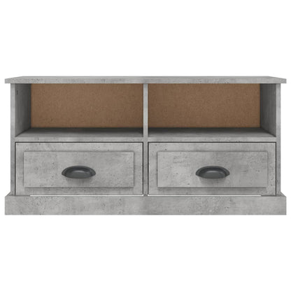 TV-Schrank Betongrau 93x35,5x45 cm Holzwerkstoff - Pazzar.ch