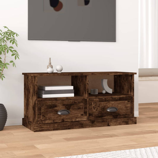 TV-Schrank Räuchereiche 93x35,5x45 cm Holzwerkstoff - Pazzar.ch