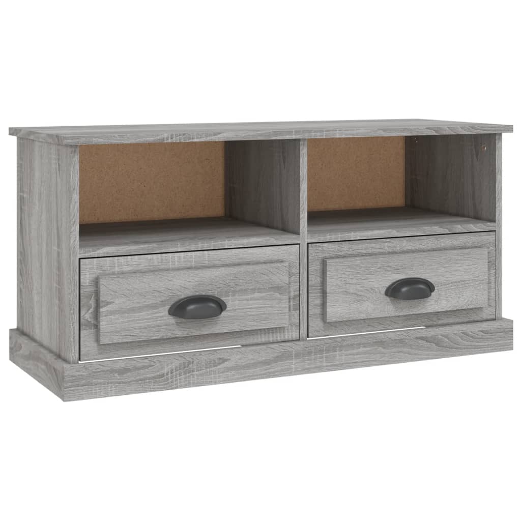 TV-Schrank Grau Sonoma 93x35,5x45 cm Holzwerkstoff - Pazzar.ch