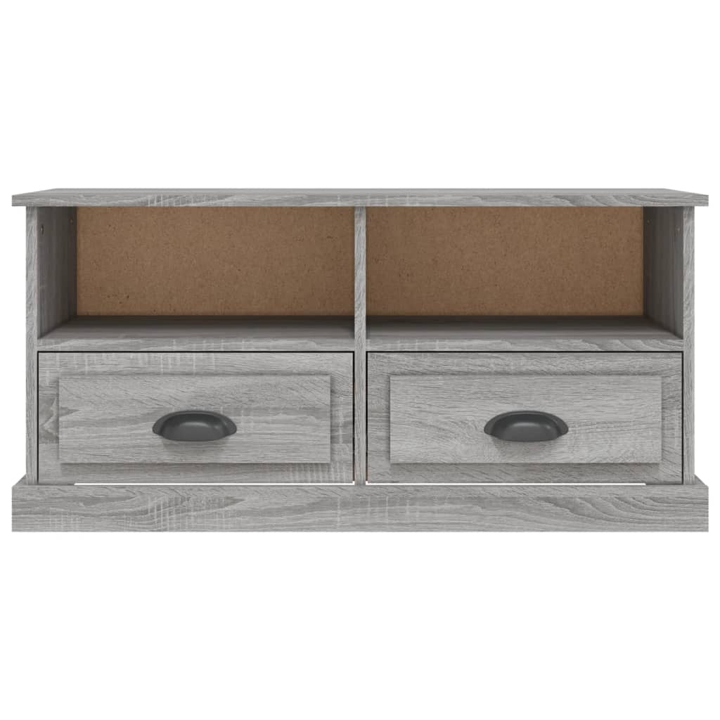 TV-Schrank Grau Sonoma 93x35,5x45 cm Holzwerkstoff - Pazzar.ch
