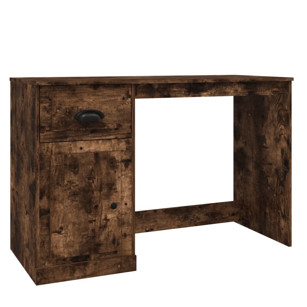 Schreibtisch mit Schublade Räuchereiche 115x50x75cm - Pazzar.ch
