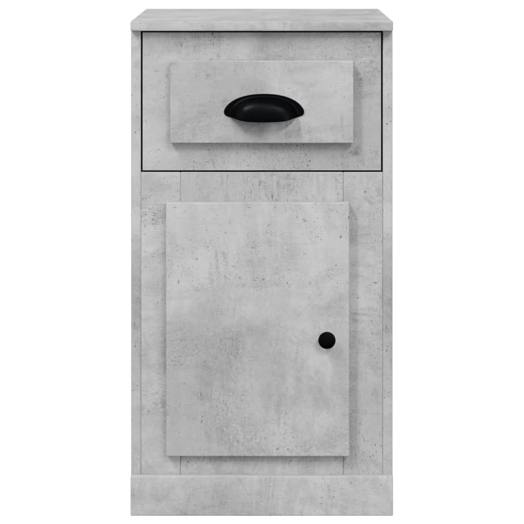 Beistellschrank mit Schublade Betongrau 40x50x75 cm - Pazzar.ch