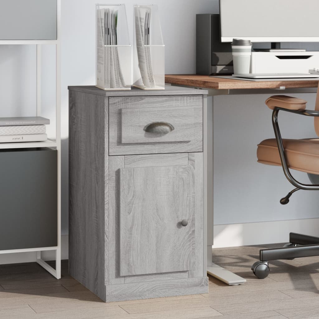 Beistellschrank mit Schublade Grau Sonoma 40x50x75 cm - Pazzar.ch