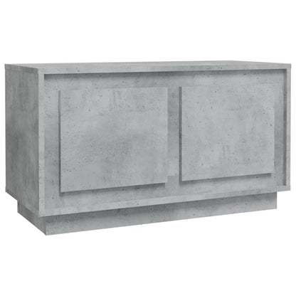 TV-Schrank Betongrau 80x35x45 cm Holzwerkstoff - Pazzar.ch