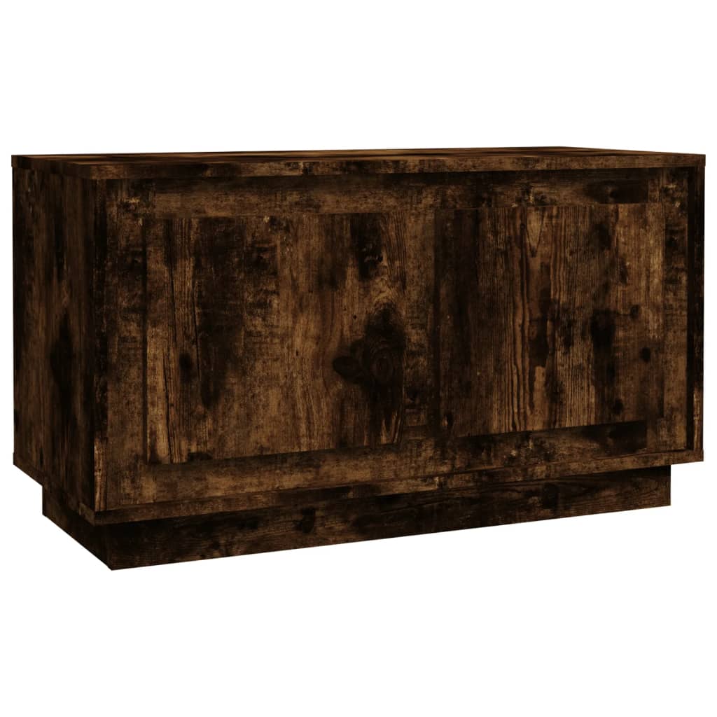 TV-Schrank Räuchereiche 80x35x45 cm Holzwerkstoff - Pazzar.ch