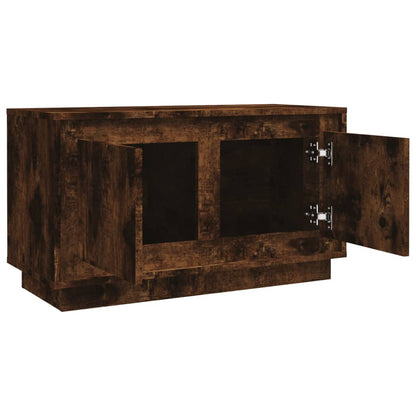 TV-Schrank Räuchereiche 80x35x45 cm Holzwerkstoff - Pazzar.ch