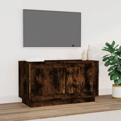 TV-Schrank Räuchereiche 80x35x45 cm Holzwerkstoff - Pazzar.ch