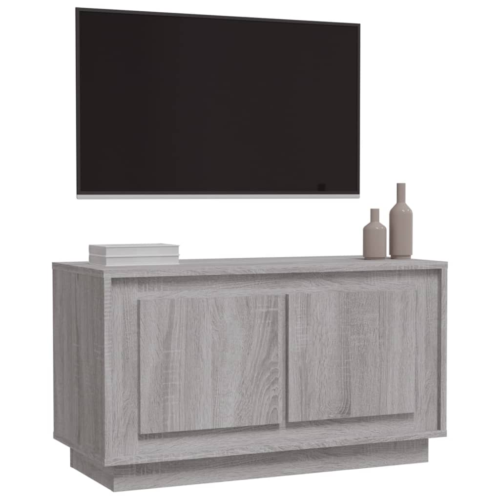 TV-Schrank Grau Sonoma 80x35x45 cm Holzwerkstoff - Pazzar.ch