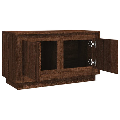 TV-Schrank Braun Eichen-Optik 80x35x45 cm Holzwerkstoff - Pazzar.ch
