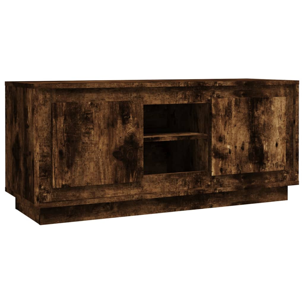 TV-Schrank Räuchereiche 102x35x45 cm Holzwerkstoff - Pazzar.ch