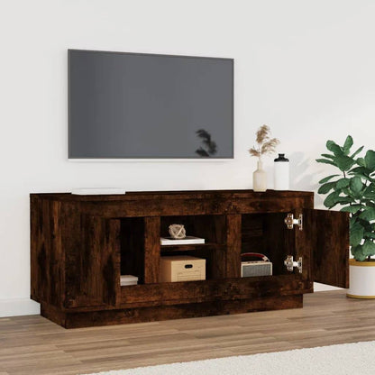 TV-Schrank Räuchereiche 102x35x45 cm Holzwerkstoff - Pazzar.ch