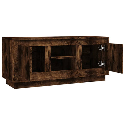 TV-Schrank Räuchereiche 102x35x45 cm Holzwerkstoff - Pazzar.ch
