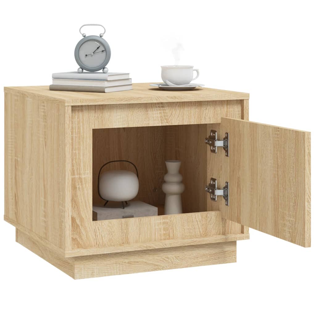 Couchtisch Sonoma-Eiche 51x50x44 cm Holzwerkstoff - Pazzar.ch