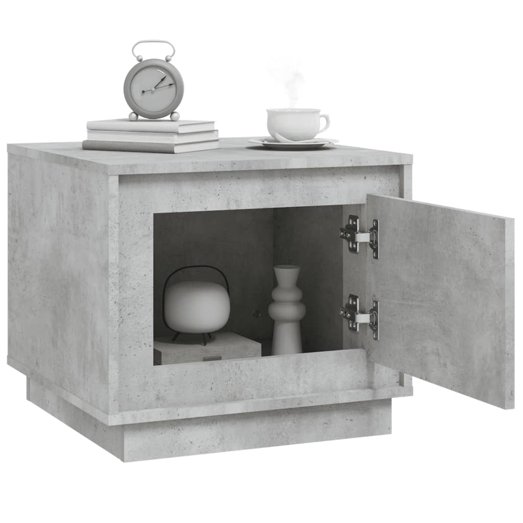 Couchtisch Betongrau 51x50x44 cm Holzwerkstoff - Pazzar.ch
