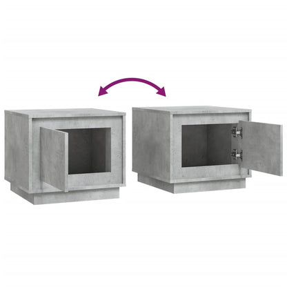 Couchtisch Betongrau 51x50x44 cm Holzwerkstoff - Pazzar.ch