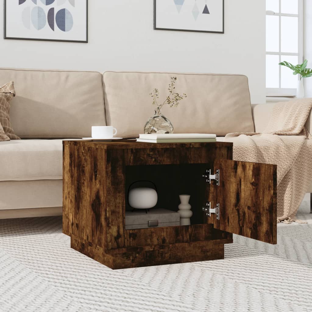 Couchtisch Räuchereiche 51x50x44 cm Holzwerkstoff - Pazzar.ch