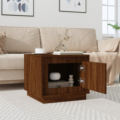 Couchtisch Braun Eichen-Optik 51x50x44 cm Holzwerkstoff - Pazzar.ch