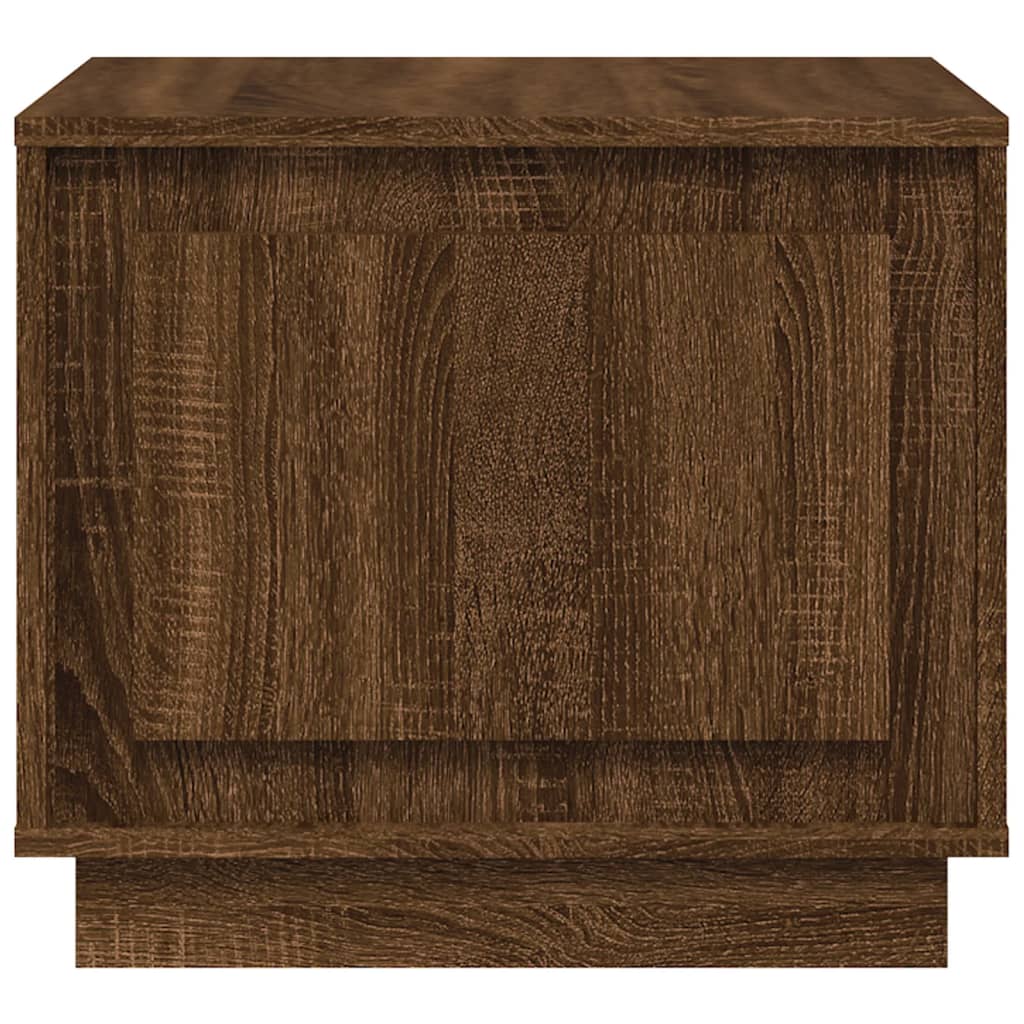 Couchtisch Braun Eichen-Optik 51x50x44 cm Holzwerkstoff - Pazzar.ch