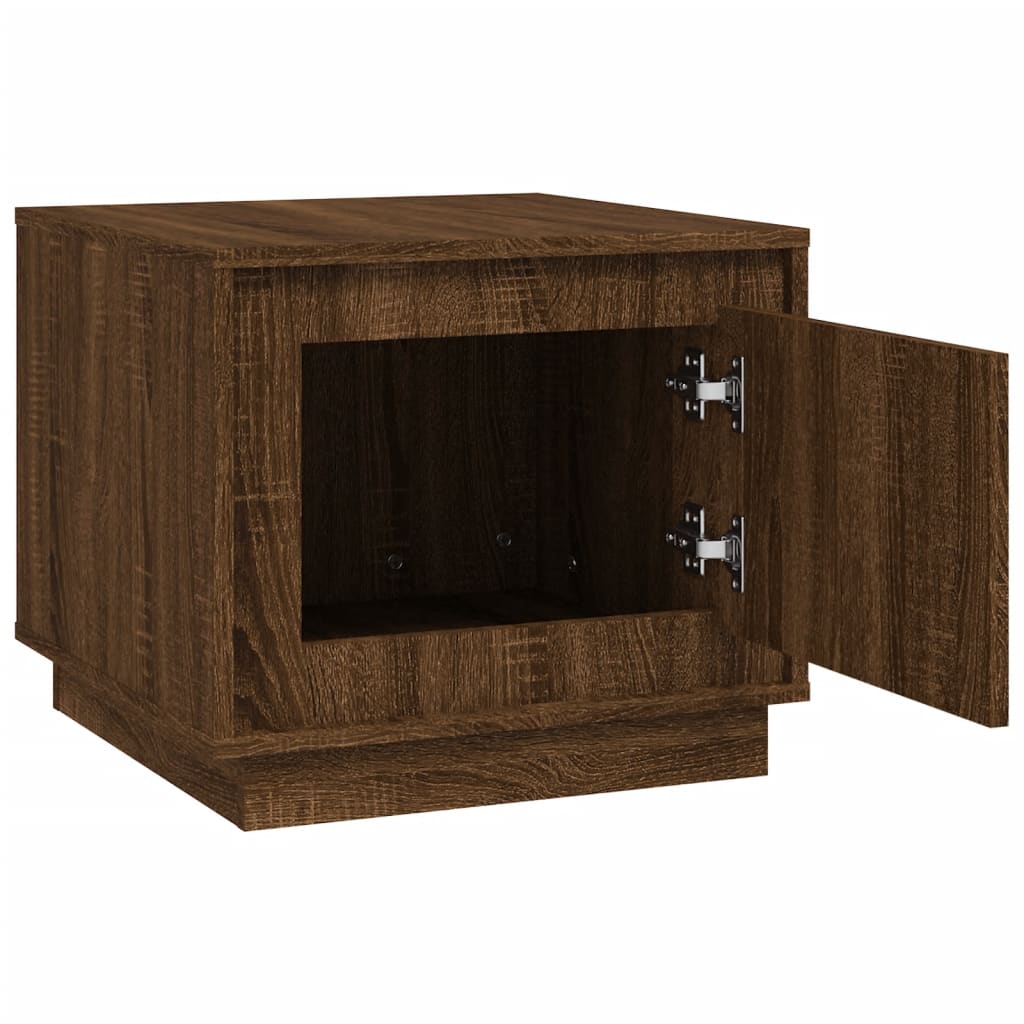 Couchtisch Braun Eichen-Optik 51x50x44 cm Holzwerkstoff - Pazzar.ch