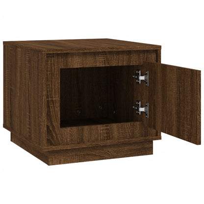 Couchtisch Braun Eichen-Optik 51x50x44 cm Holzwerkstoff - Pazzar.ch