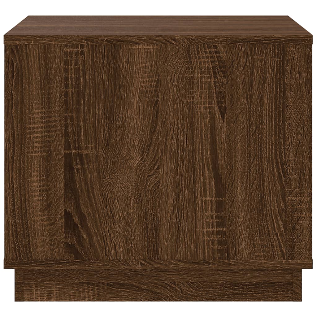 Couchtisch Braun Eichen-Optik 51x50x44 cm Holzwerkstoff - Pazzar.ch